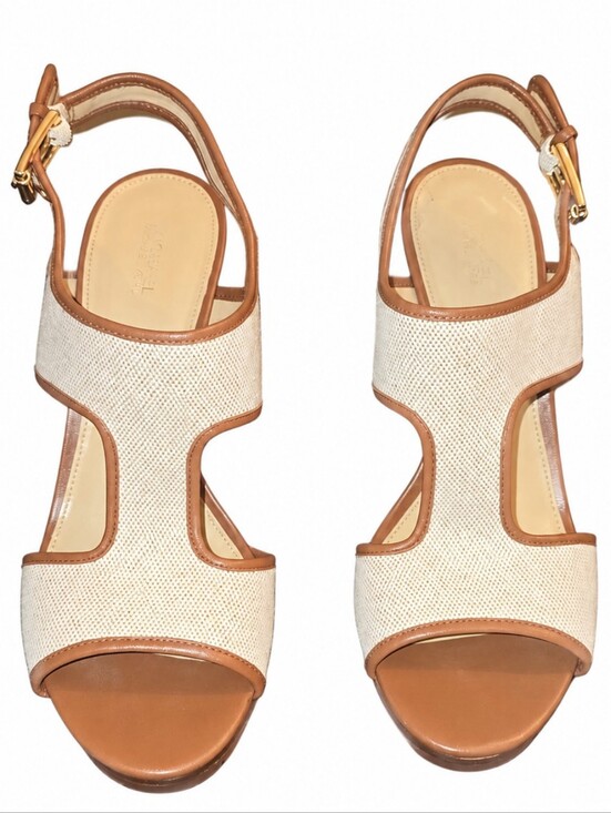 Michael Kors Shoes - MICHAEL Michael Kors Gillian Wedge Sandals - Size 10